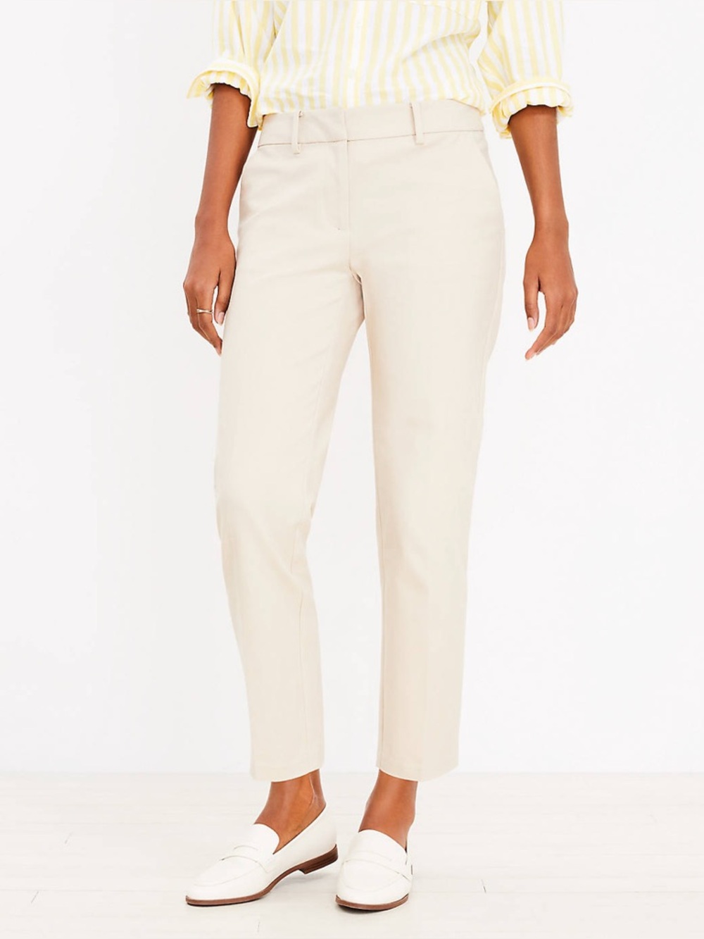 Excellent Condition LOFT Beige Straight-Leg Pants - Size 6T